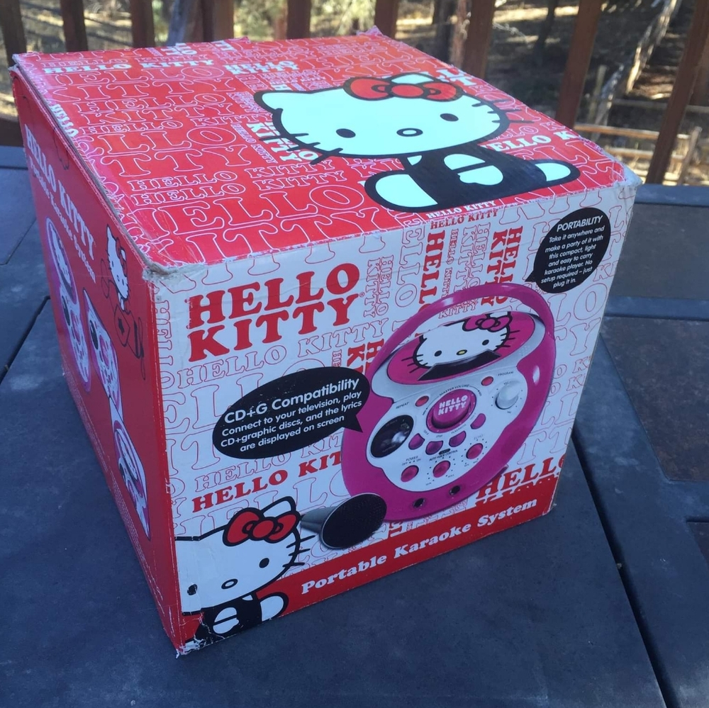 NIB Hello Kitty Portable Karaoke System